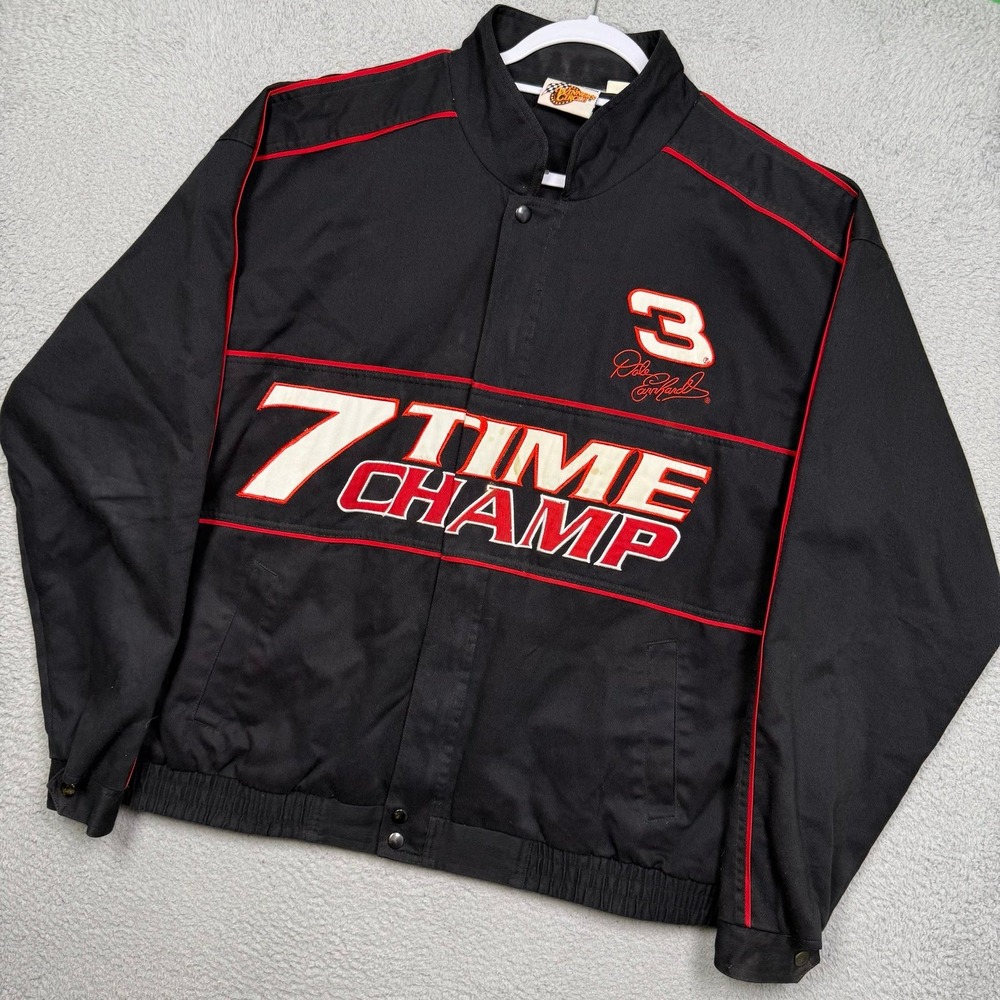 Vintage NASCAR Dale Earnhardt Sr. 7 Time Champ Racing Jacket